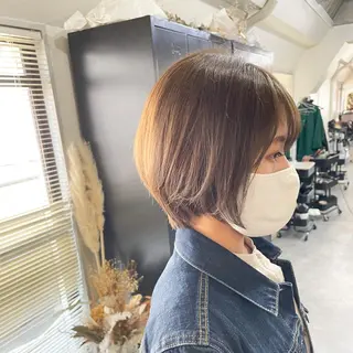 ショート カラー パーマ ヘアアレンジ メンズ キッズ ネイル マツエク・マツパ GO TODAY SHAiRE SALON所属・大人スタイル 太田のヘアスタイル