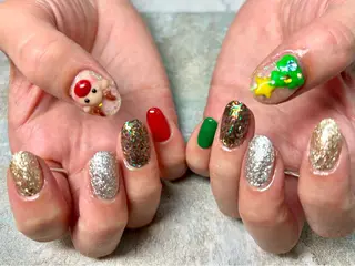 ネイル Queennail 北堀江megumiのネイルデザイン