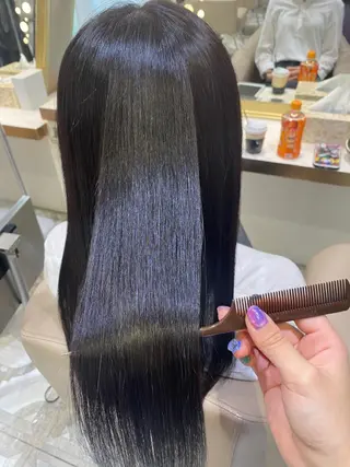 ロング カラー 💙美髪救世主💙 関華蓮のヘアスタイル