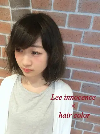 ショート ミディアム カラー パーマ カラー/髪質改善スペ シャリスト宮本　伸一のヘアスタイル