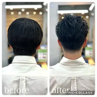 メンズ Aguhair milo森山知幸のヘアスタイル