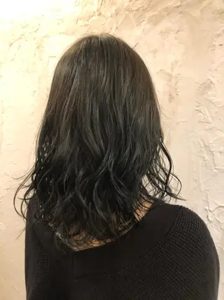 ミディアム カラー 🌼RIKA🌼レデ ィース専門💖のヘアスタイル