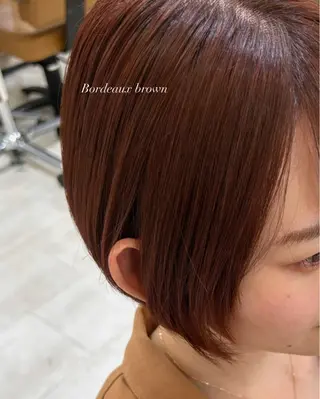 ショート カラー 栗田 優月のヘアスタイル