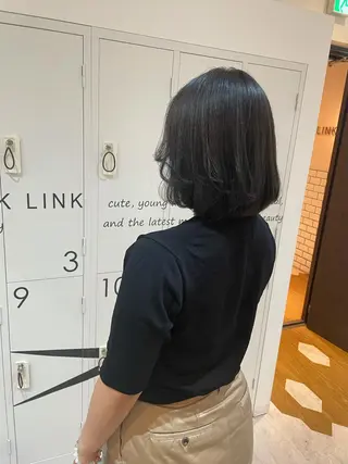 ショート カラー ヤマナカ エリカのヘアスタイル