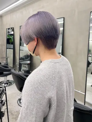 ショート カラー メンズ kimika🥑 メンズ/髪質改善のヘアスタイル