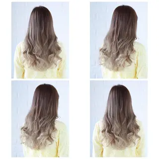 ロング カラー KIZU 髪質改善 オカルト怪談のヘアスタイル