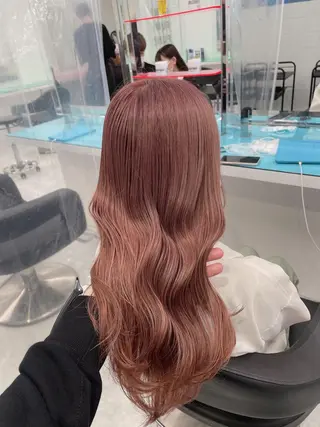 ロング カラー ️💕淡いハイトーン 💕︎︎ひかるのヘアスタイル