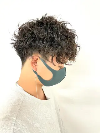 ショート パーマ メンズ 【東北メンズヘア1 位受賞🥇】本間祐太のヘアスタイル