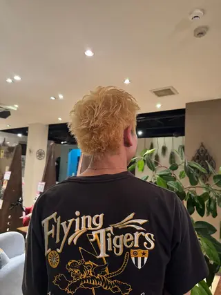ショート カラー メンズ 西井 ひなのヘアスタイル