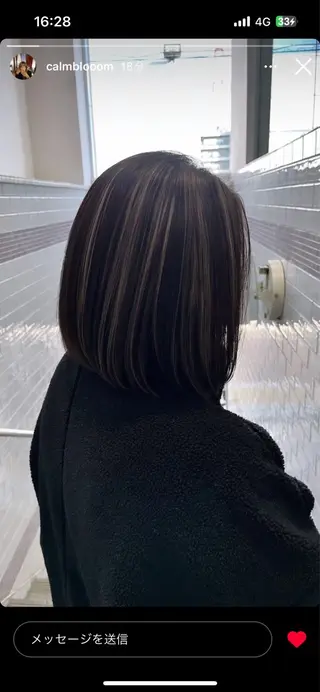 カラー 田村 柊真のヘアスタイル