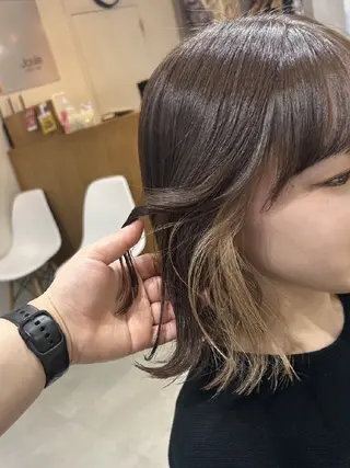 ショート 🌈扱いやすいボブ× ブリーチ🌈TAMEのヘアスタイル
