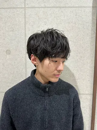 メンズ キッズ 遠藤惟斗/自由が丘/ 透明感カラー/パーマのヘアスタイル