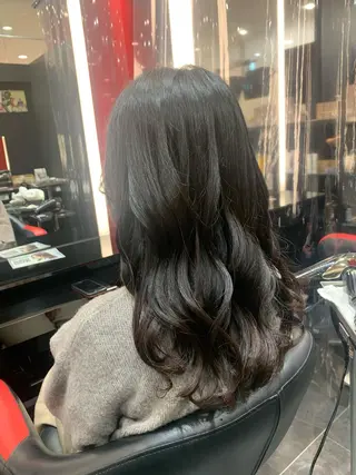 ロング 艶髪/白髪ぼかし ヘッドスパ/大野結菜のヘアスタイル