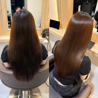 ロング attrait南堀江所属・絹髪矯正髪質改善 KAISEIのヘアスタイル