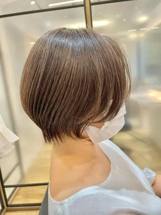 ショート シノハラ ガクト ショート/白髪ぼかしのヘアスタイル