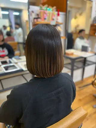 ミディアム カネコ ナナミのヘアスタイル