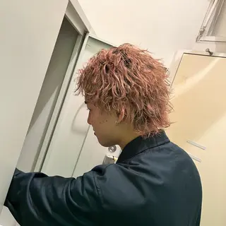 ショート カラー パーマ ヘアアレンジ メンズ キッズ メンズ特化 美容師かずまのヘアスタイル