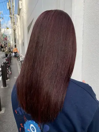 セミロング GLOSS♡ ヤマガミコウジのヘアスタイル