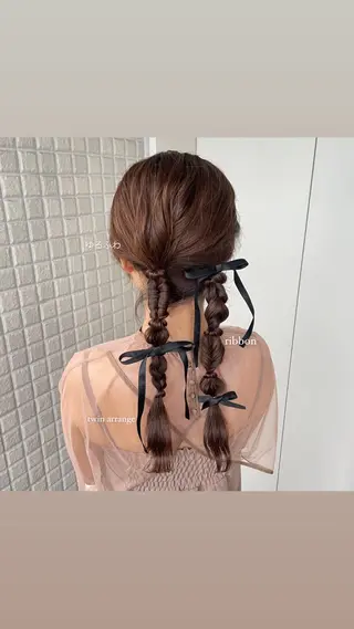 ヘアアレンジ 美髪カラー/縮毛矯正 /髪質改善/airiのヘアスタイル