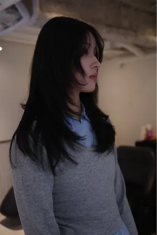 ロング カラー ヘアアレンジ opus 店長大和 レイヤー/赤み消しのヘアスタイル