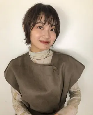 ショート カラー レイヤー/お顔まわり 暖色カラー🍑Amiのその他イメージ