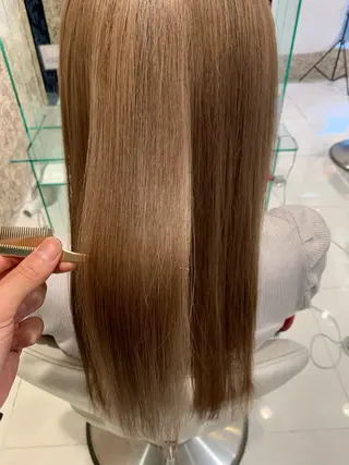 セミロング 中川/縮毛矯正/ 高羽　克明のヘアスタイル