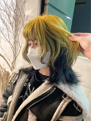 ミディアム カラー kaho🧸 / 大人styleのヘアスタイル