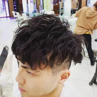 ショート パーマ メンズ 🐺一ノ瀬 凌 / デザインウルフ🐺のヘアスタイル