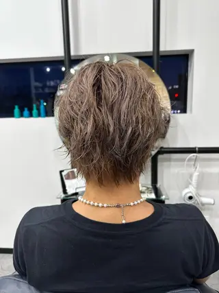 ショート カラー メンズ 栗谷 竜希のヘアスタイル