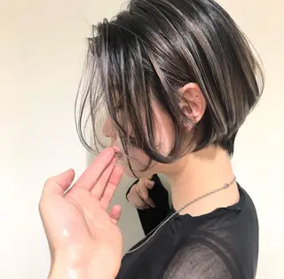 ショート 海外風レイヤーカット 👑店長　平松　由のヘアスタイル