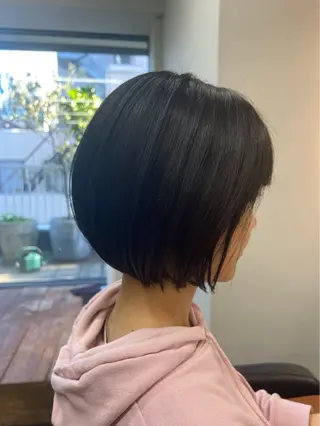 ショート luludi by APHRODITE GINZA所属・柔らか×艶カラー 🍊ayano🤍のヘアスタイル