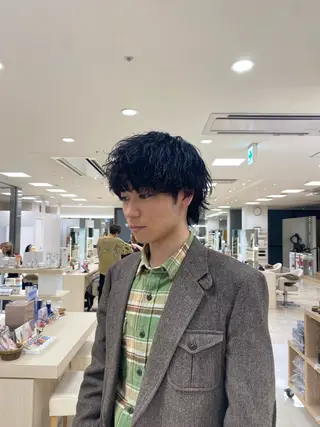 ショート パーマ メンズ 湘南/メンズパーマ/ 支持率No.1ユチカのヘアスタイル