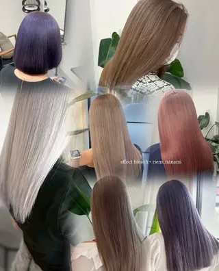 ロング RIENS Xrea nanamiのヘアスタイル