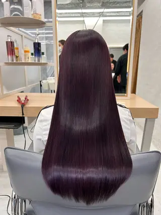 セミロング カラー ヘアアレンジ youres hair 新宿3丁目店所属・新宿.代表.透け髪 TAKAケアブリーチのヘアスタイル