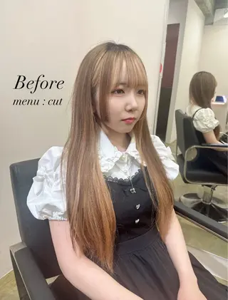 ロング ブリーチカラー 特化/MAHIROのヘアスタイル