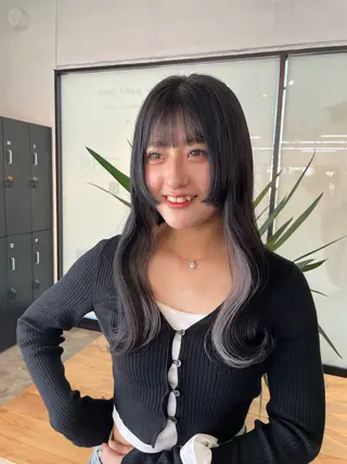 ロング 🧋ミルクティーカラ ー🧋特化小林拓登のヘアスタイル