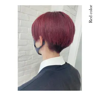 カラー メンズ Ida Akaneのヘアスタイル