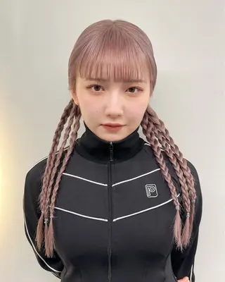 カラー 艶ブリーチ/表参道 ハイトーン /実乃梨のヘアスタイル