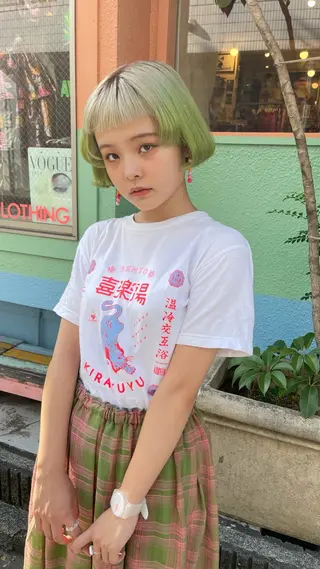 ショート ヘアアレンジ レイヤーカット🫧 🎀Tomoka🎀のヘアスタイル