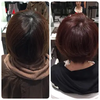 ショート 米倉 群のヘアスタイル