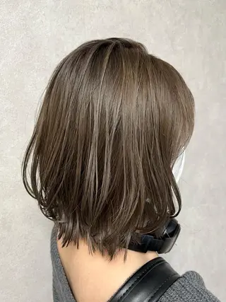 ミディアム カラー MIKOTO/マンツ ーマン/髪質改善🤎のヘアスタイル