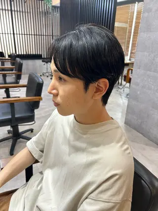 ミディアム パーマ メンズ メンズパーマ特化 勝毛広貴のヘアスタイル