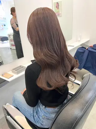 ロング ParveMix 佐々木梨紗🤍のヘアスタイル