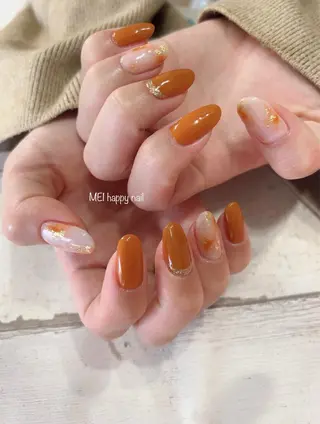 ネイル 北浦和 自爪育成ケアのネイルデザイン