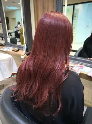 ロング カラー さら艶ストレート 🩶Suzuneのヘアスタイル