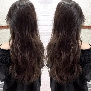 ロング カラー シールエクステ⭐️ オオミタクヤのヘアスタイル