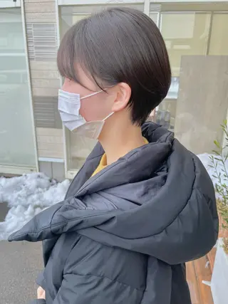 ショート 鶴岡で縮毛矯正なら お任せ！ハヤシナオミのヘアスタイル