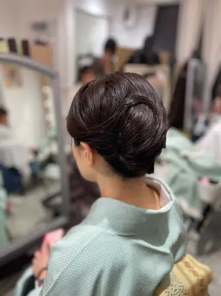 セミロング 六本木/ヘアセット /hairmakeのヘアスタイル