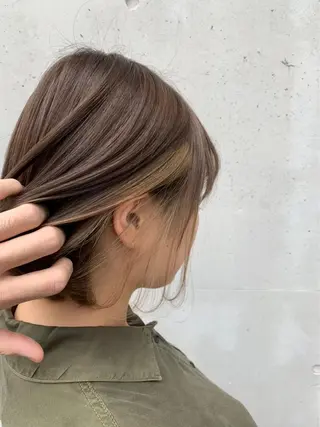 ショート カラー 中津/柔らかカラー/ ナガオ　イズミのヘアスタイル