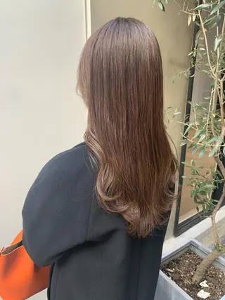 ロング 米川 沙妃のヘアスタイル